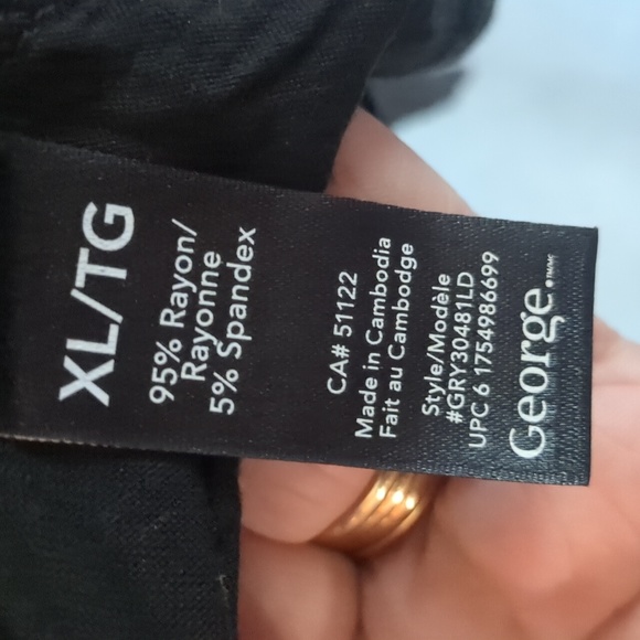 XL George wrap around robe w/belt, tie inside, long sleeve stretchy and comfy - Picture 3 of 5